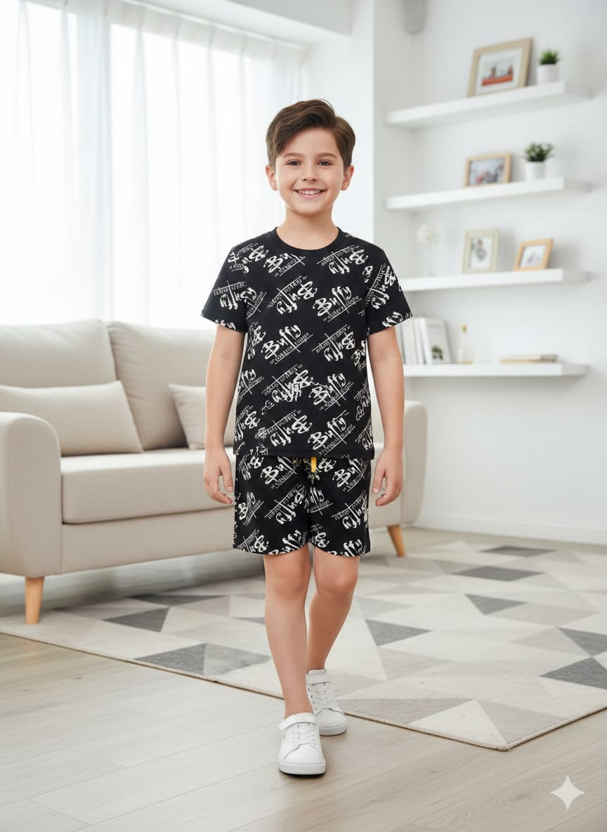 Boy Half Sleeve Shorts image