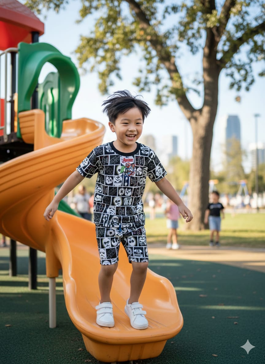 Boy Half Sleeve Shorts image
