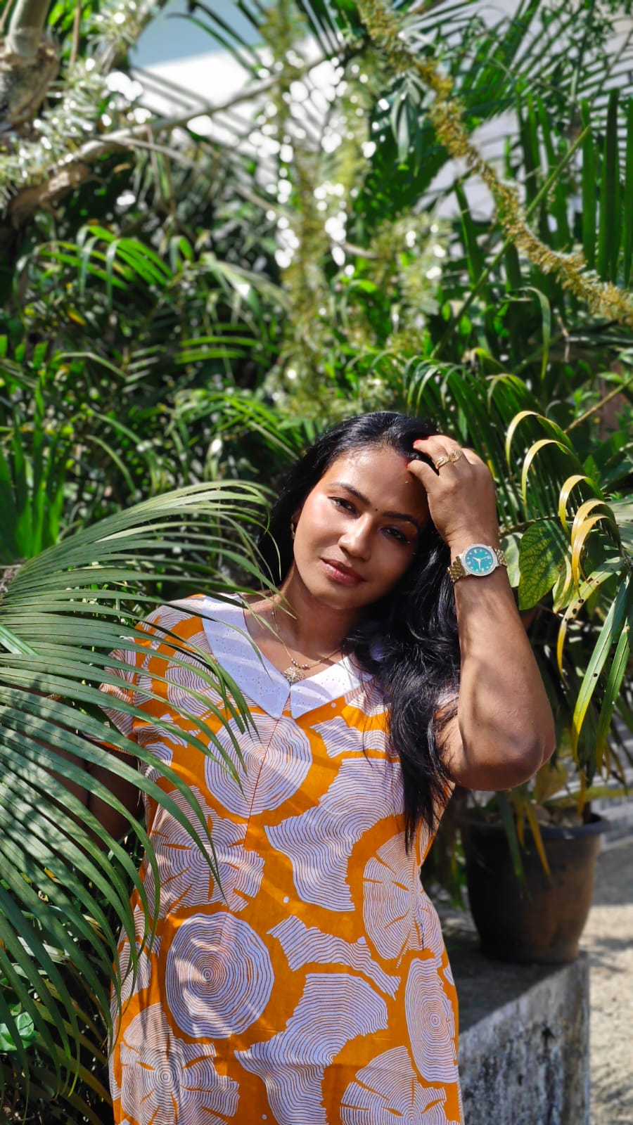 White Floral Print - Feeding Nighty Frock image