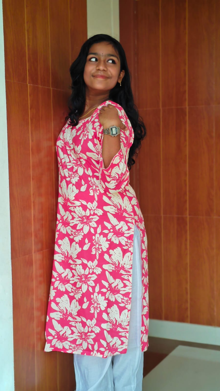 Big Floral Print  Tops - Under @299 - Pink