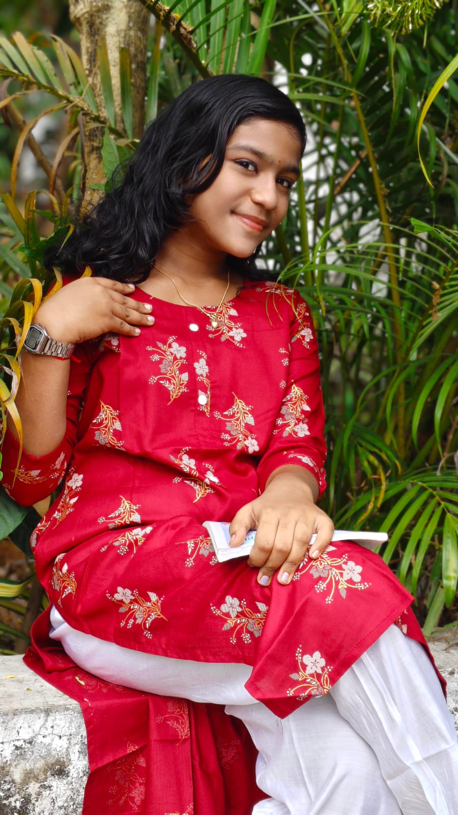 Small Floral Print Tops - Under 299 – Red