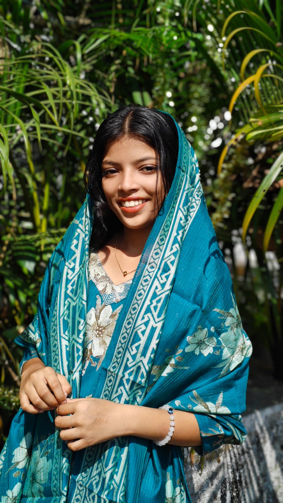 3pc set Churidar – Peacock  Green