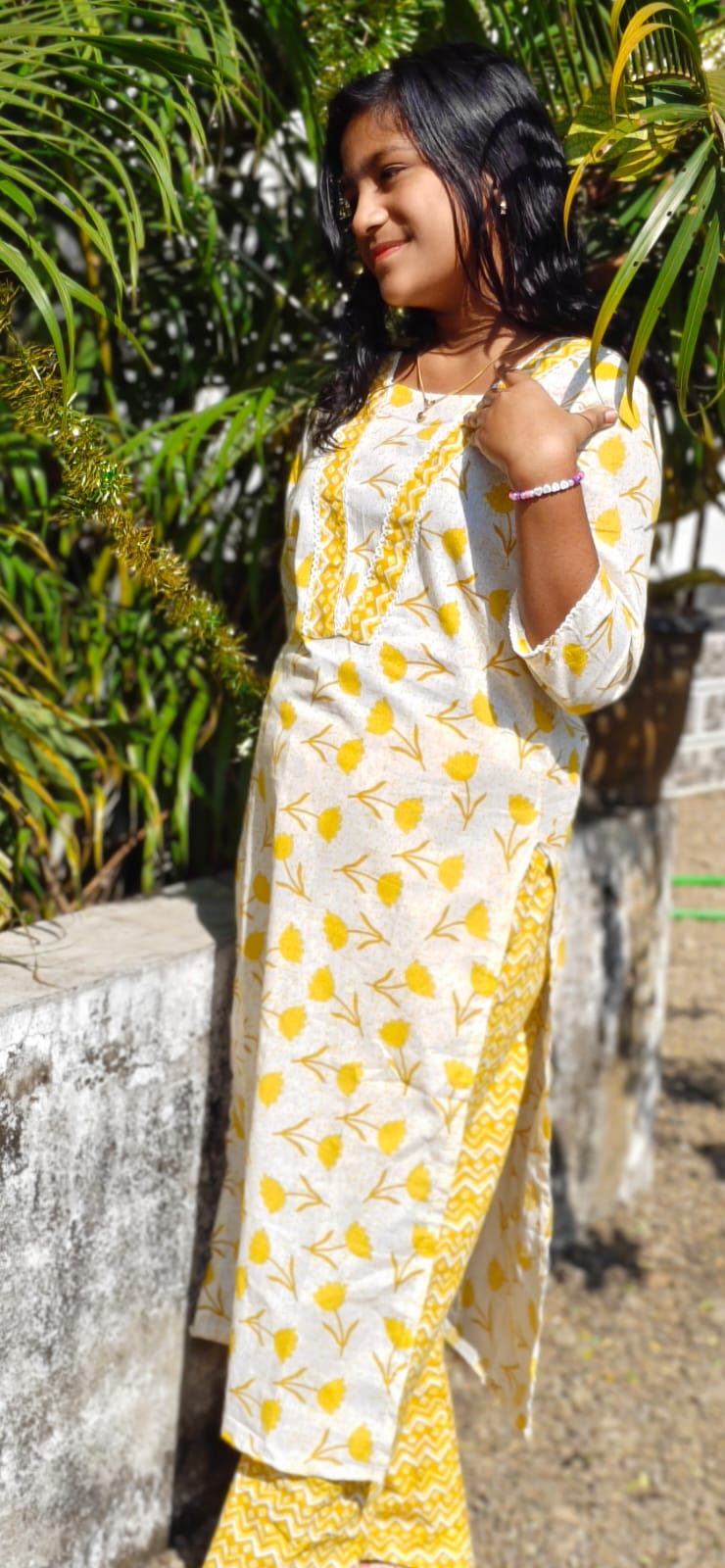 Cotton cord set – Light Yellow