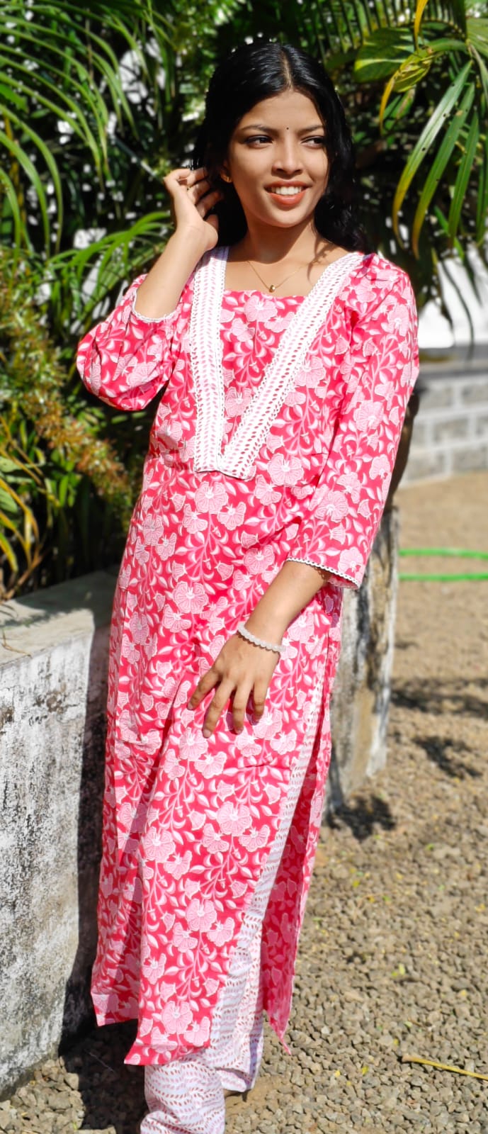 Cotton cord set – Pink