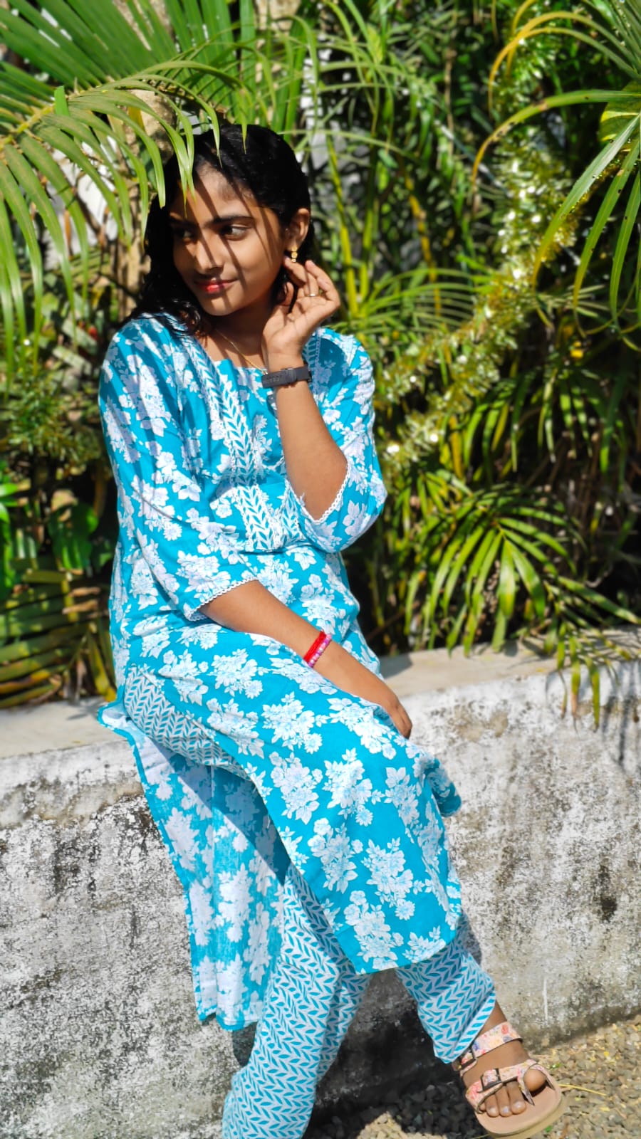 Cotton cord set – Light Blue