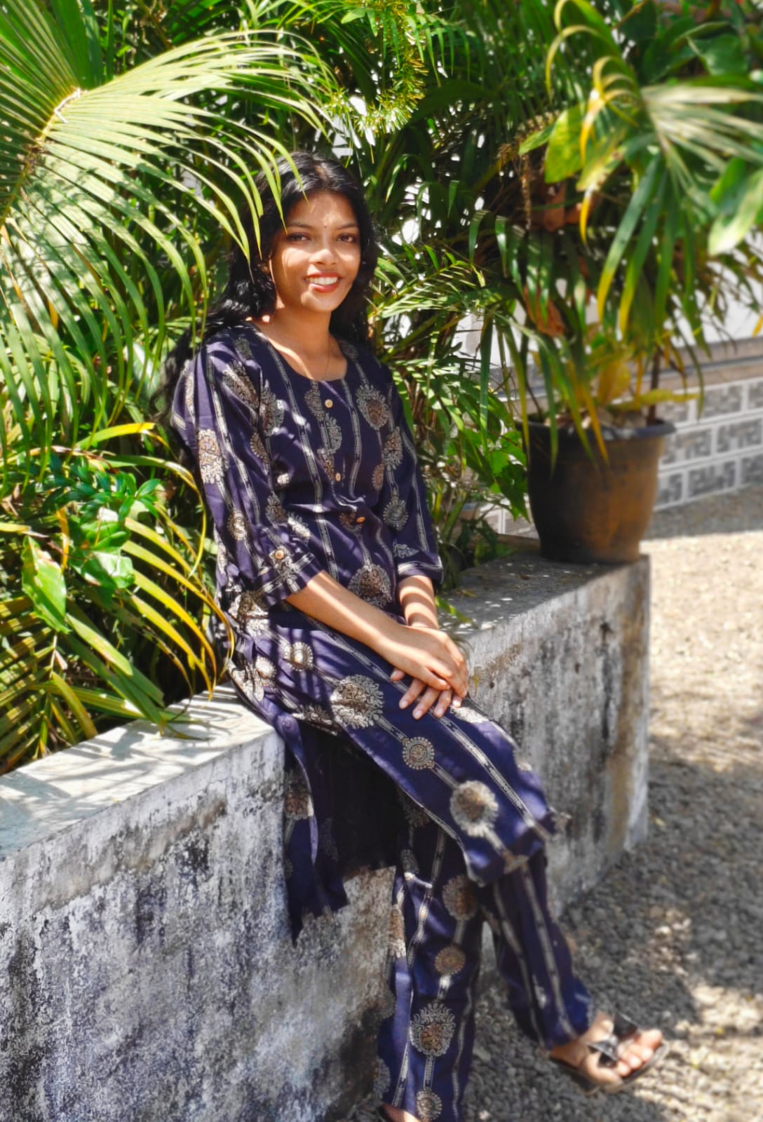 Rayon cotton blend cord set image