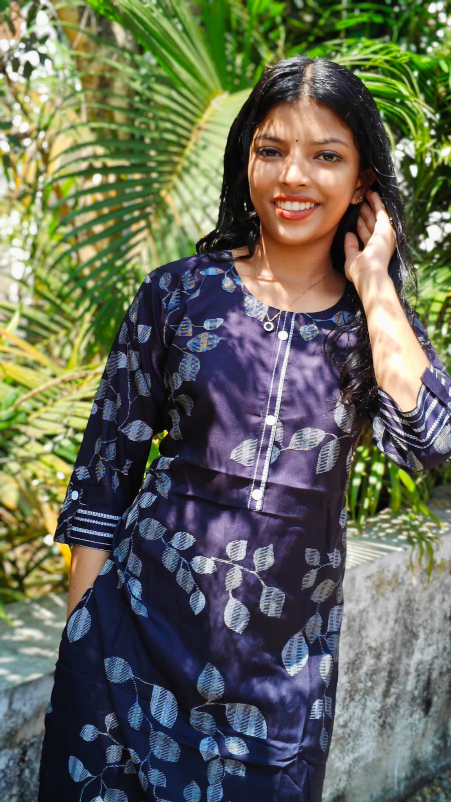 Rayon cotton blend cord set image