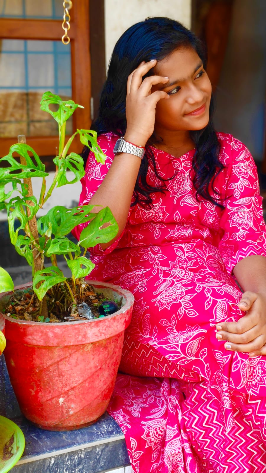 Vatican Floral print cord set – Pink