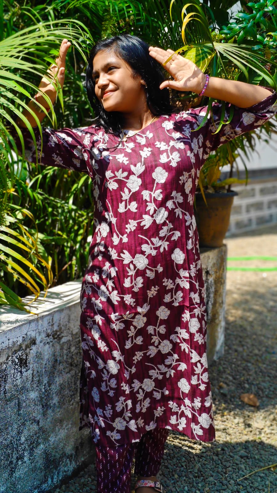 Vatican Floral print cord set image