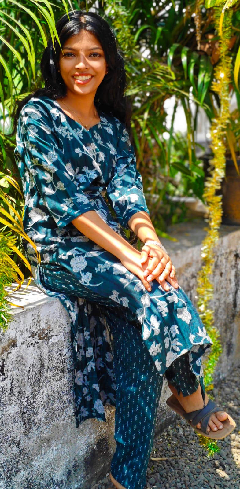 Vatican Floral print cord set image