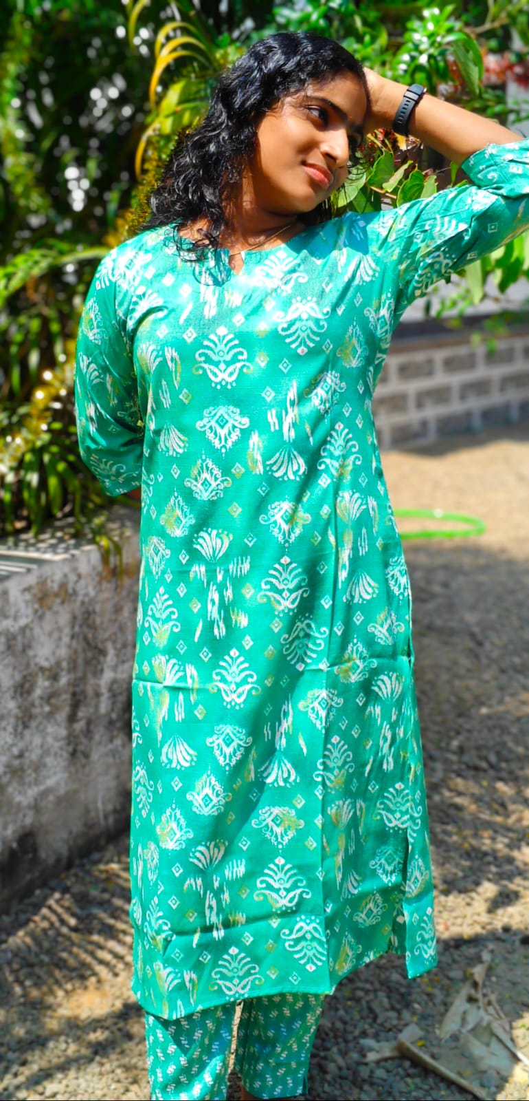 Vatican Floral print cord set image