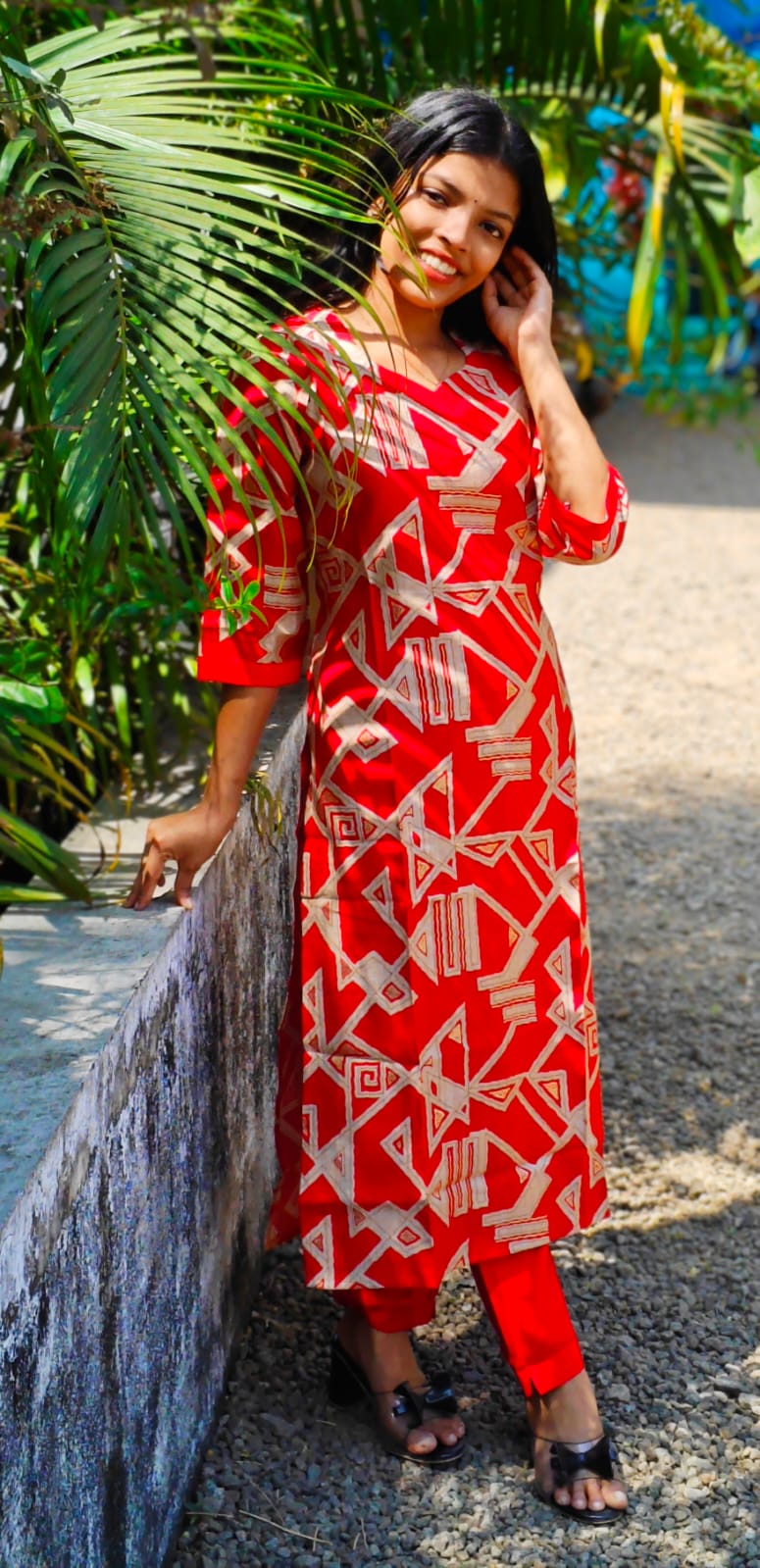 Vatican Floral print cord set image