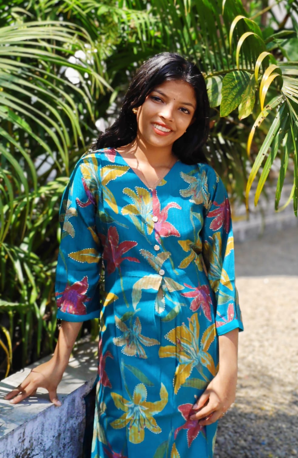 Vatican Floral print cord set image