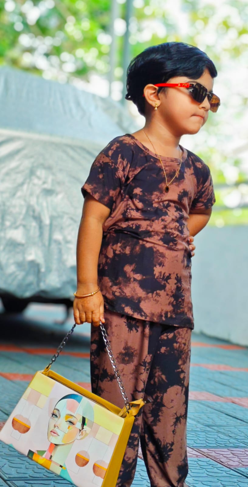 Unisex Cord Set(Age 2Y - 3Y) – Chocolate Brown