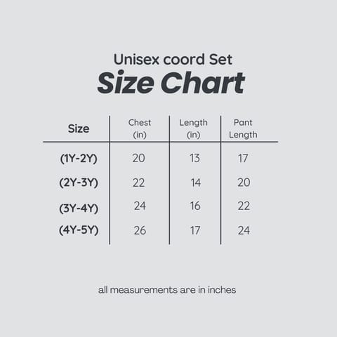 Unisex Cord Set(Age 2Y - 3Y) image