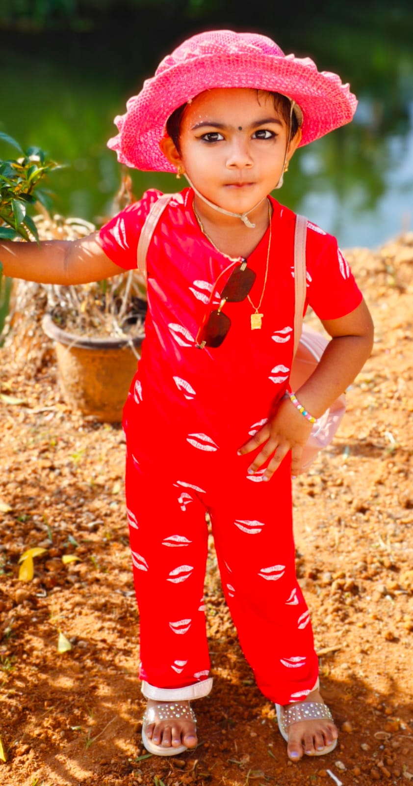 Unisex Cord Set(Age 2Y - 3Y) – Red