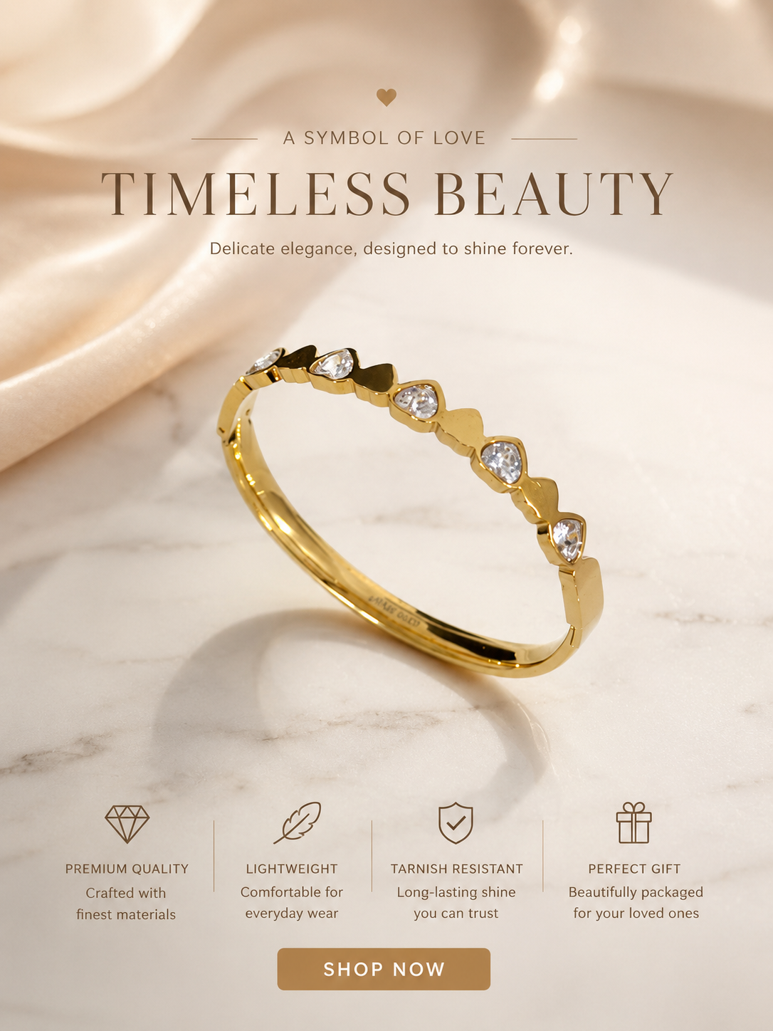 Premium Diamond Baby Bangle