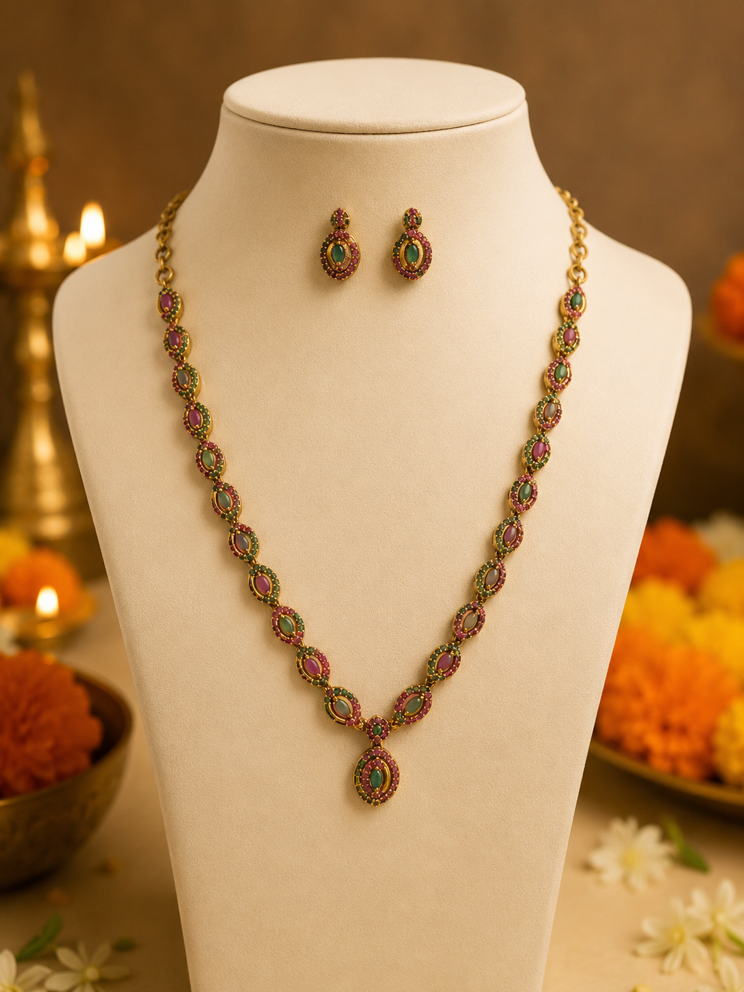 premium Ad Stone Necklace