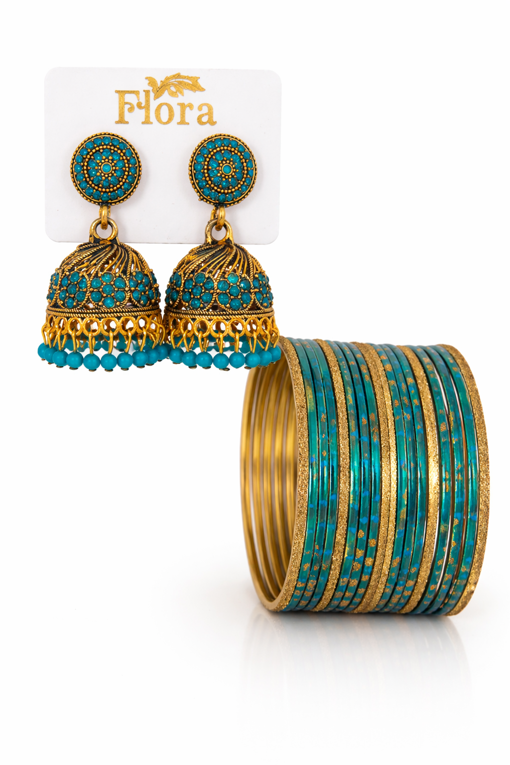 Bangle with Jumka Combo