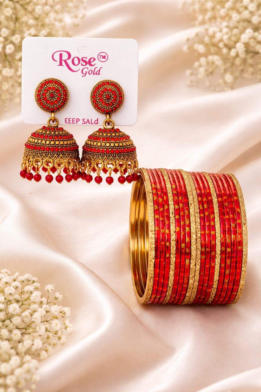 Bangle with Jumka Combo