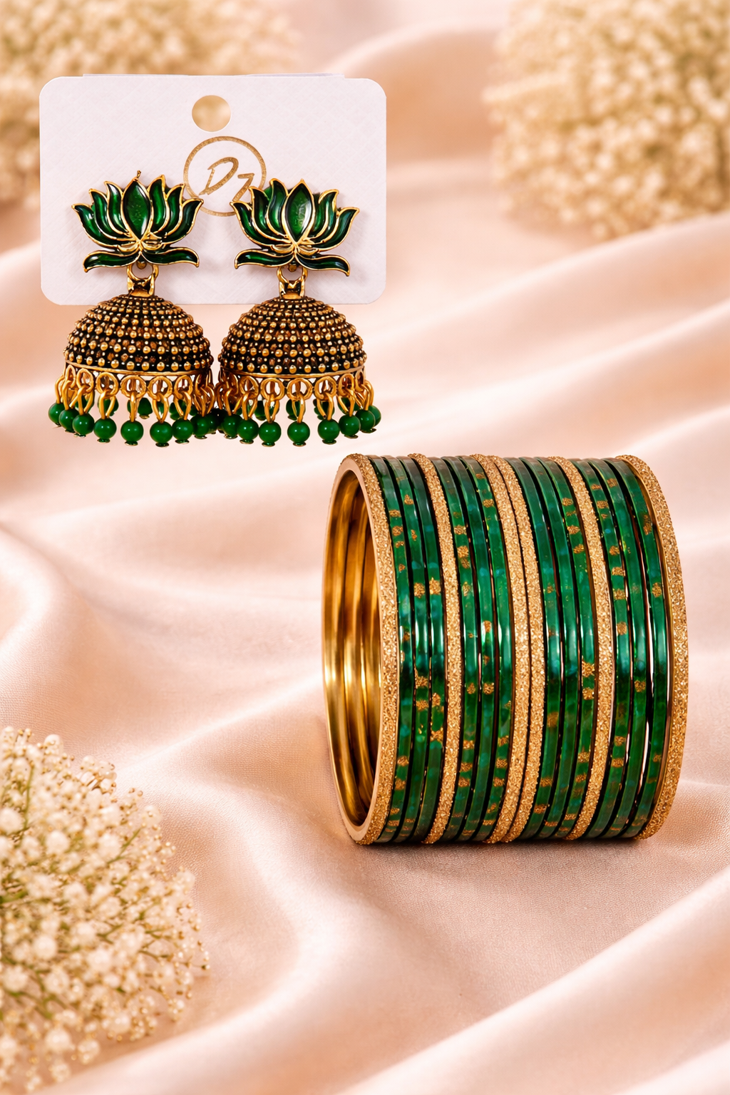 Bangle with Jumka combo