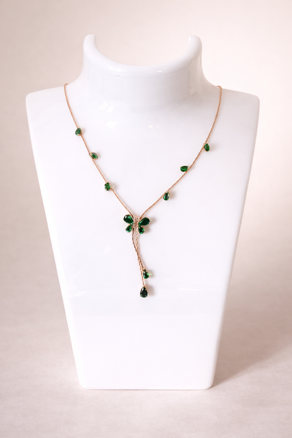 AD stone Neckchain Green