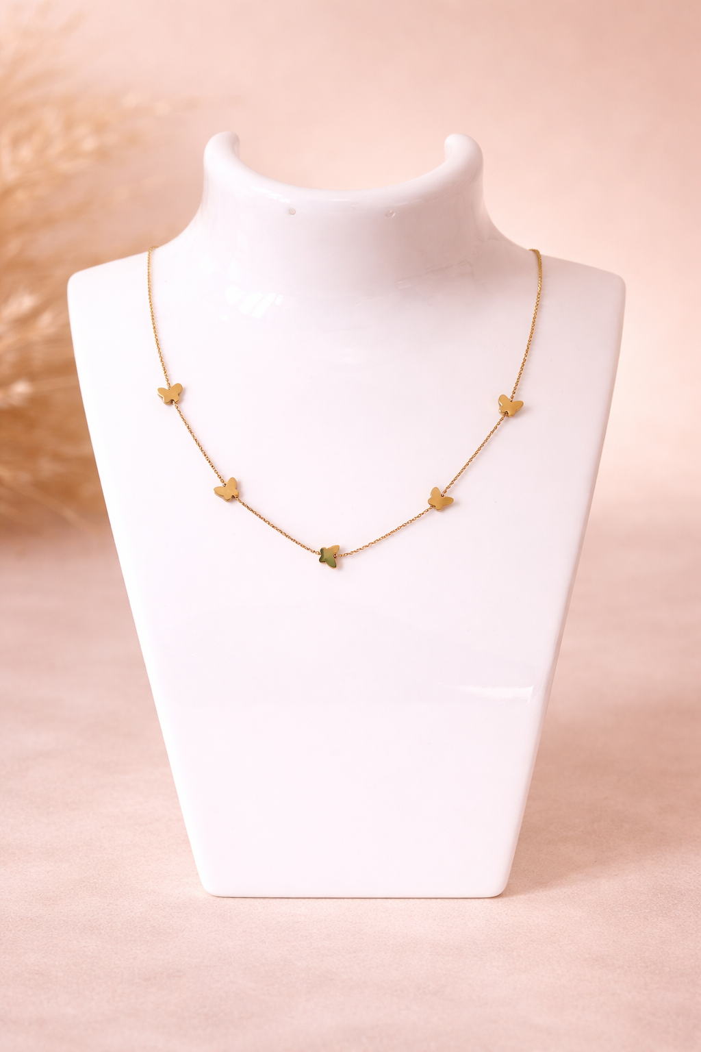 Butterfly Antitarnish Neckchain