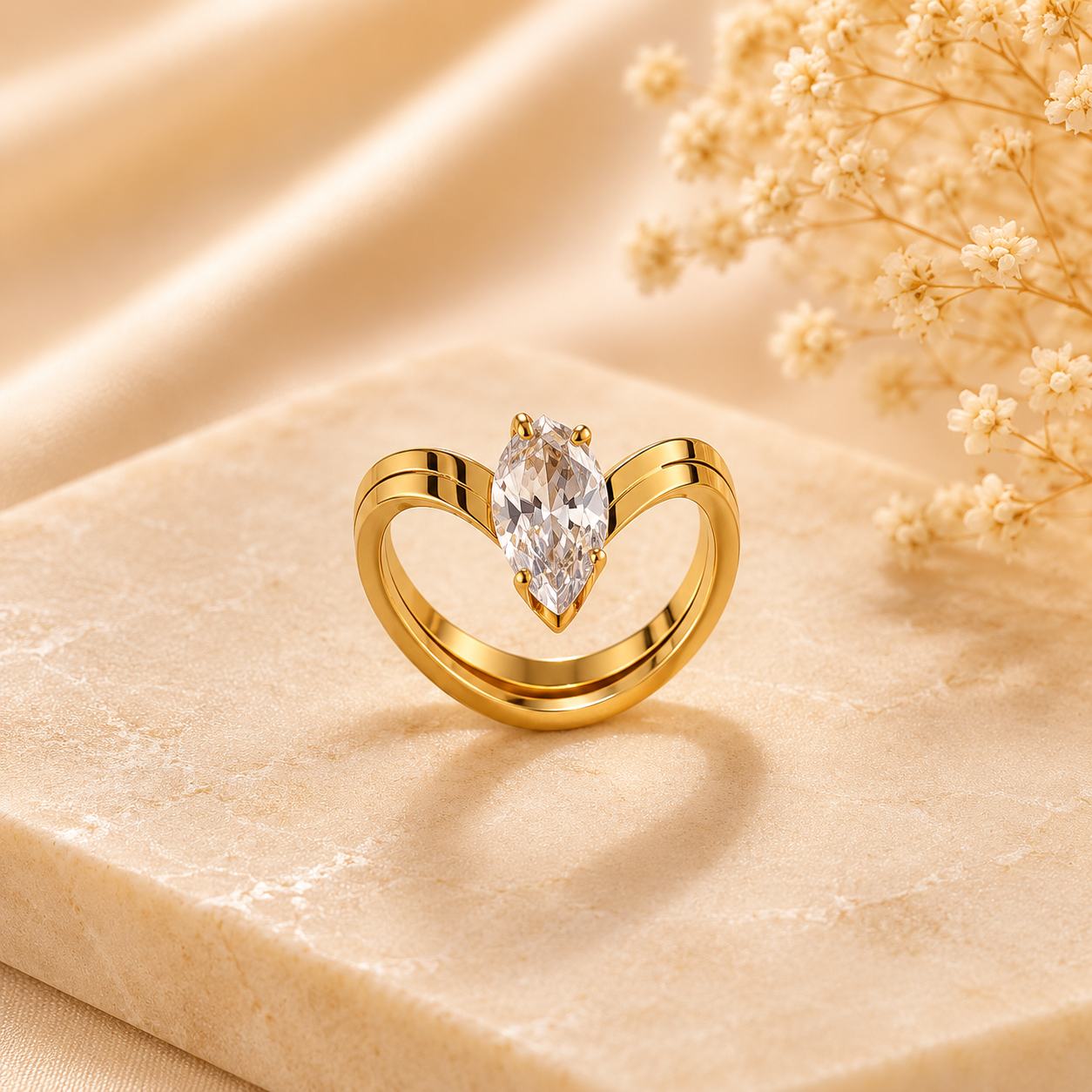 Celestia  Anti-Tarnish Ring