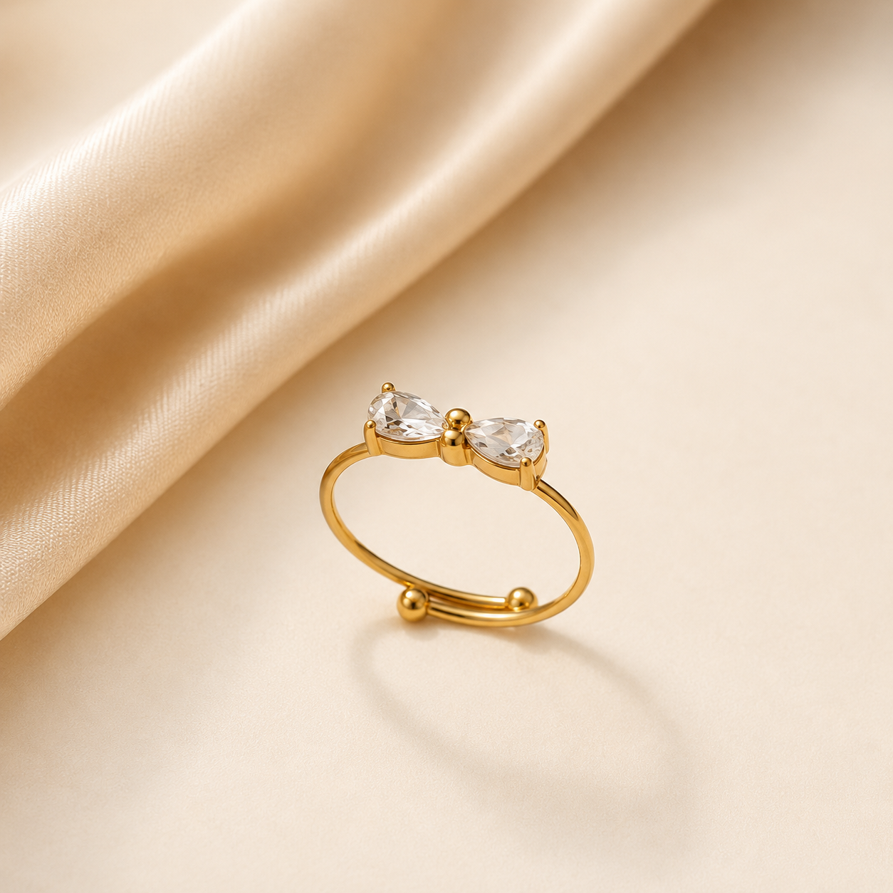 Luna Duo Anti-Tarnish Ring
