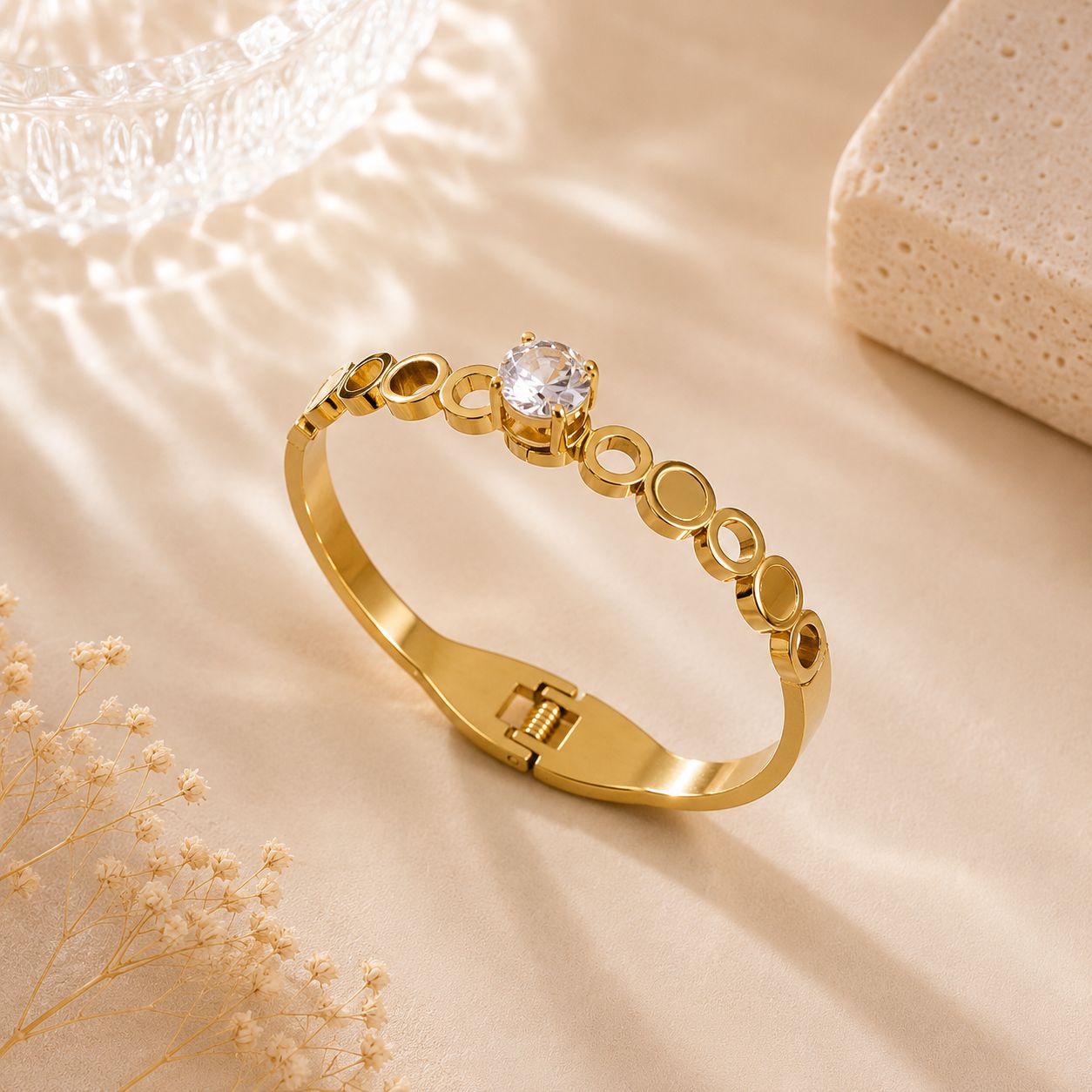 Gem Stone Baby Bangle