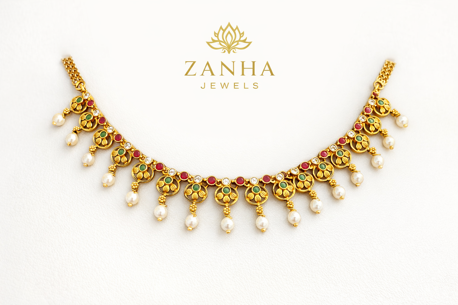 Zanha Heritage Pearl Drop Necklace