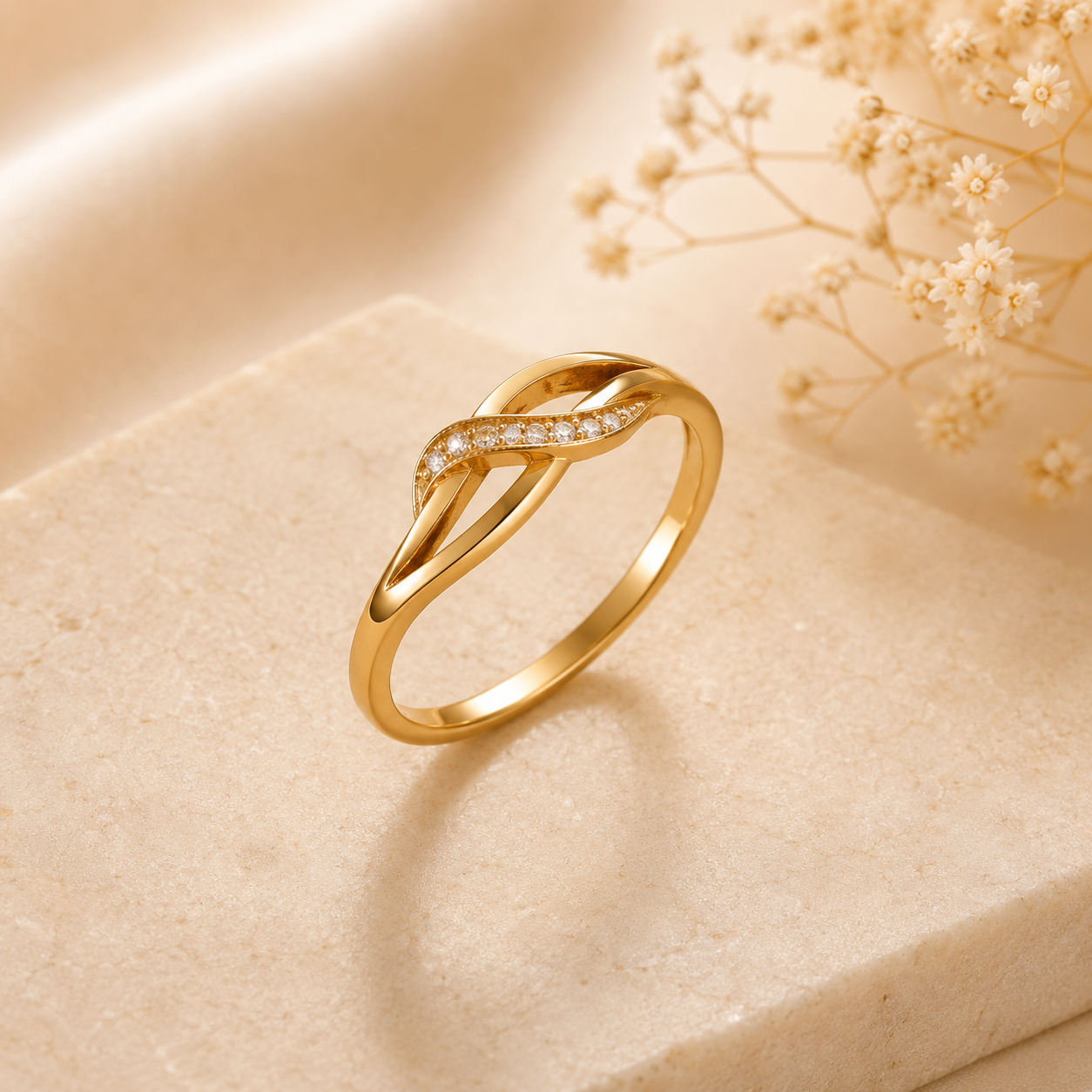 Aurora Twist Ring